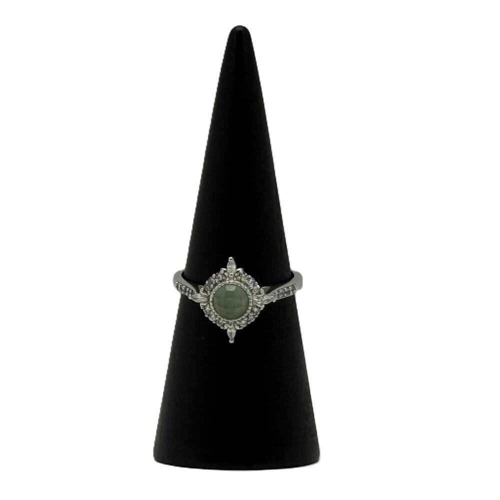 Bomb Party True Harmony Genuine Green Quartz Size 10 Ring